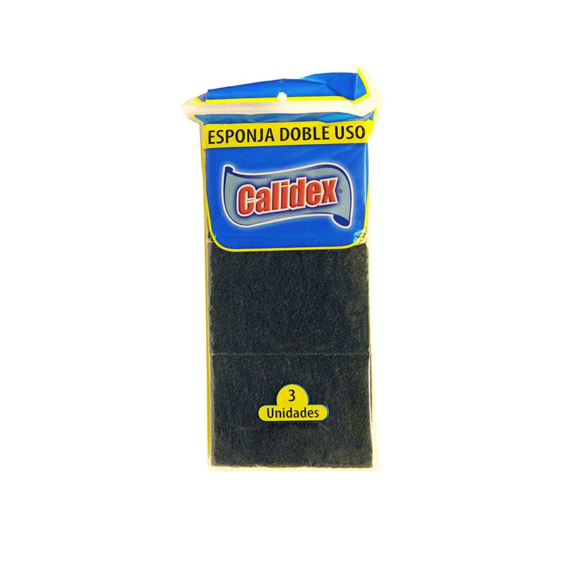 ESPONJA DOBLE USO CALIDEX 3 PACK