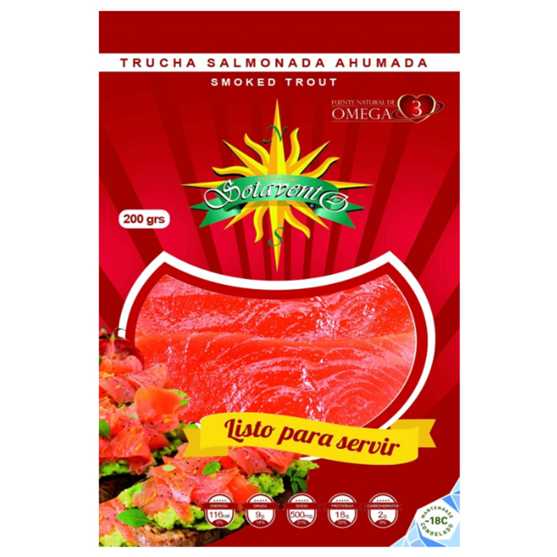 TRUCHA AHUMADA SALMONADA SOTAVENTO 200GR