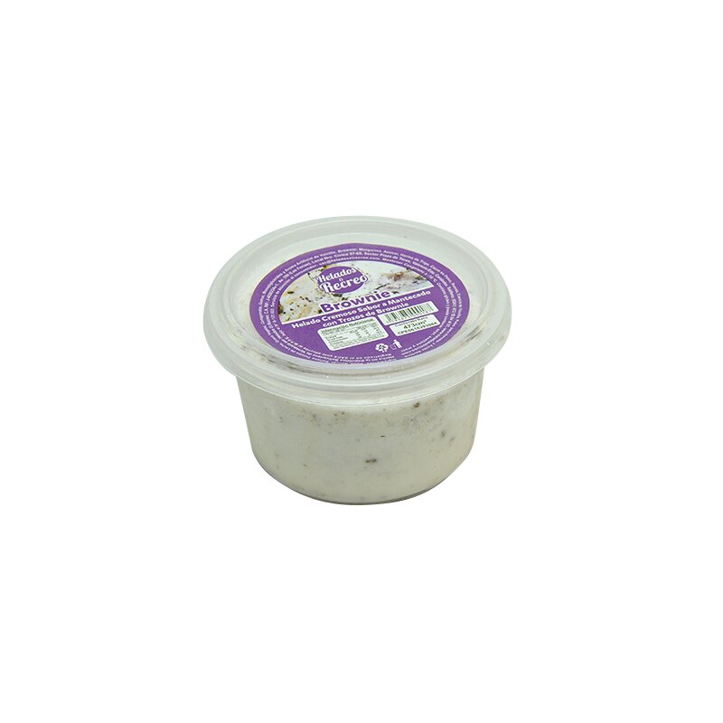 HELADO EL RECREO CON TROZOS DE BROWNIE 473CC