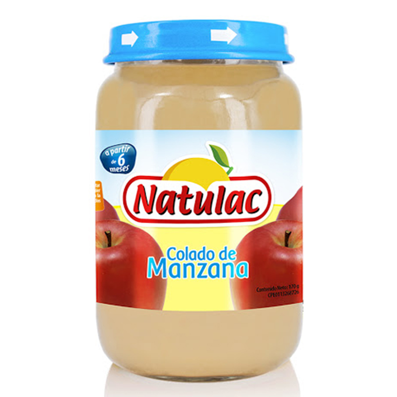 COMPOTA DE MANZANA NATULAC 186 GR
