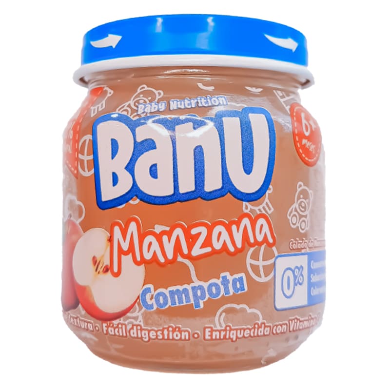 COMPOTA DE MANZANA BANU 113GR
