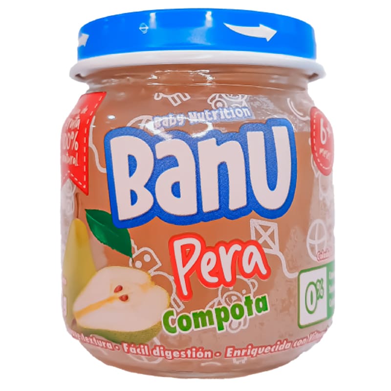 COMPOTA DE PERA BANU 113GR
