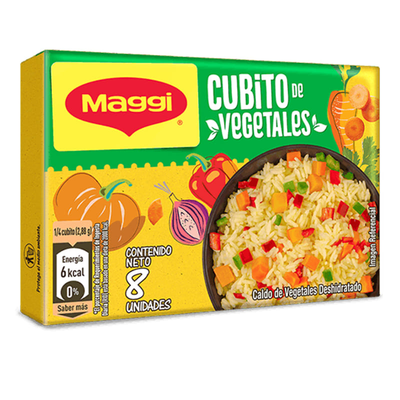CUBITOS MAGGI CALDO DE VEGETALES 92 GR