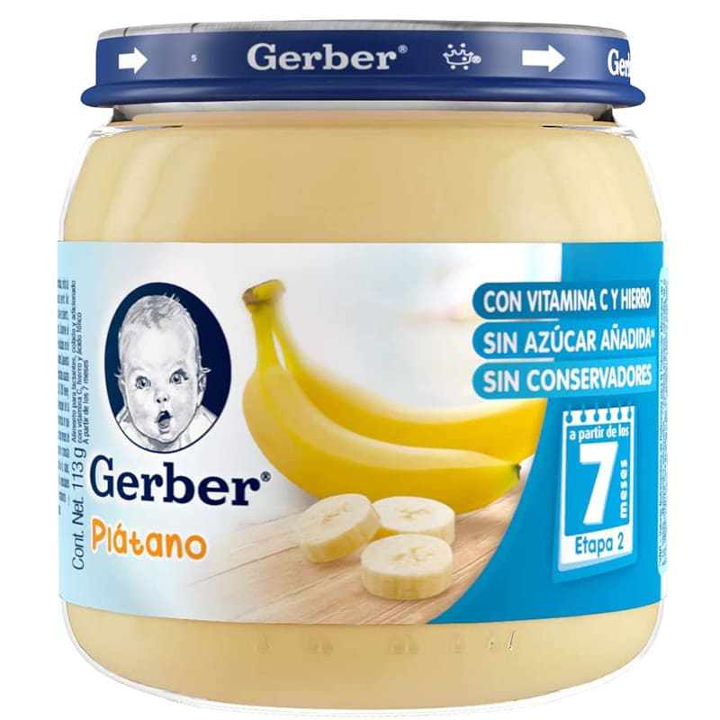 COMPOTA GERBER PLATANO 113GR
