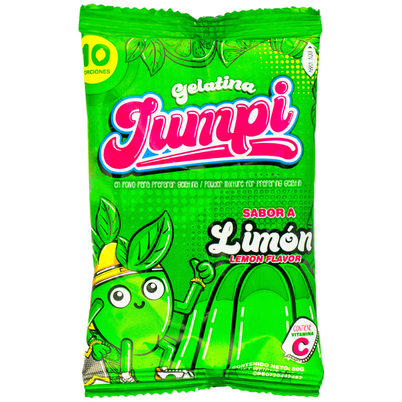 GELATINA JUMPI LIMON 80 GR