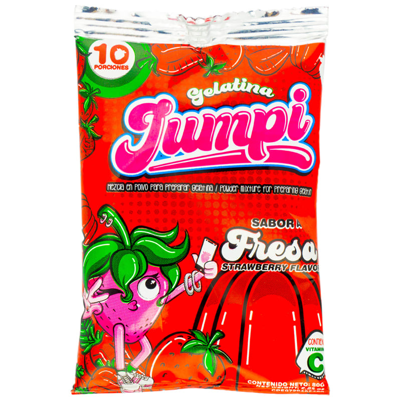 GELATINA JUMPI FRESA 80 GR