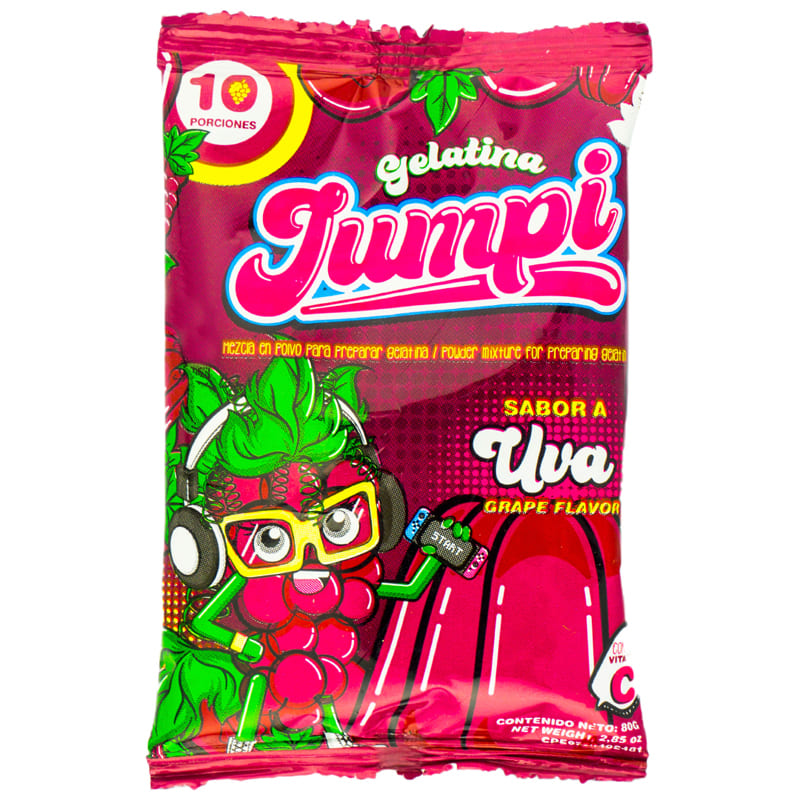 GELATINA JUMPI UVA 80 GR