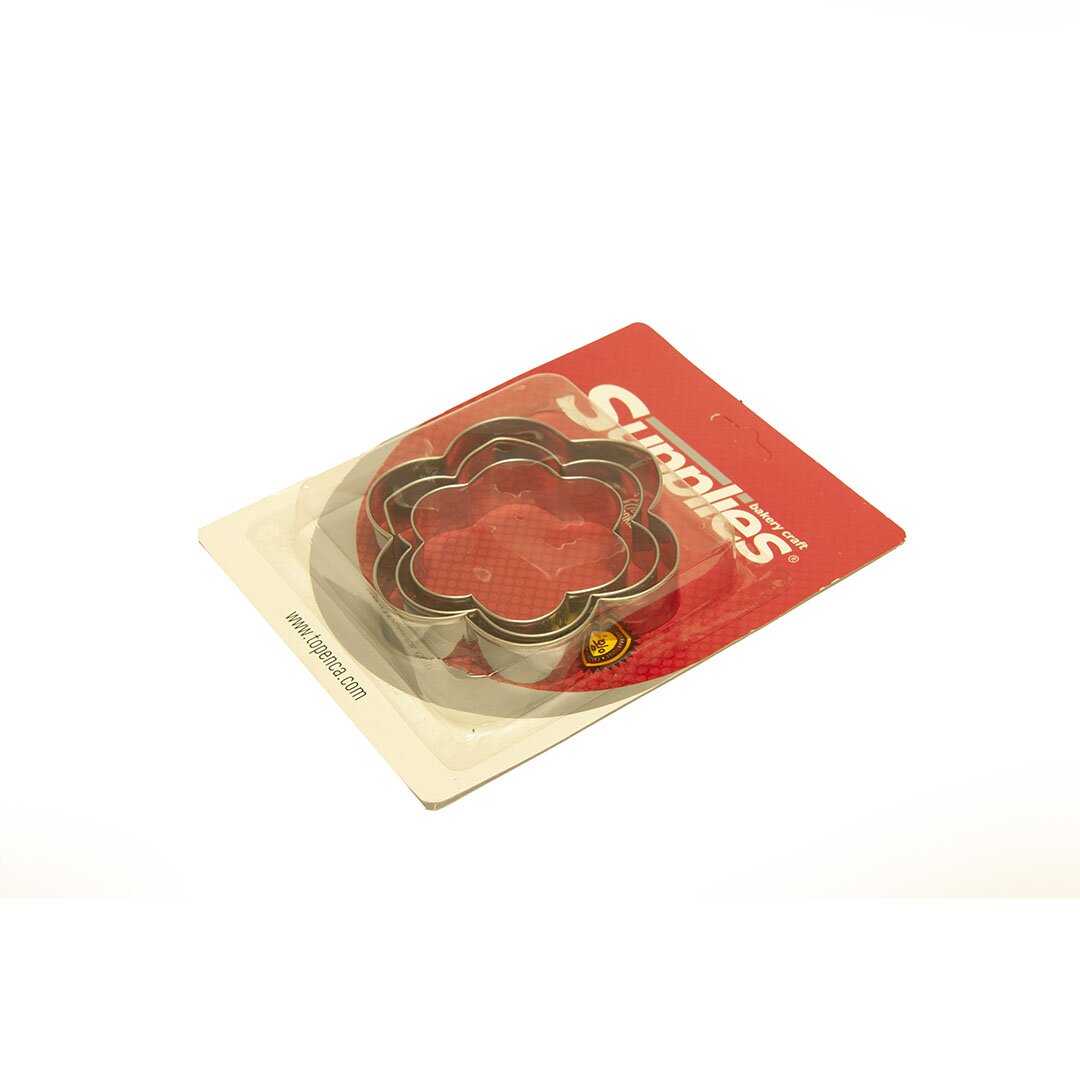 CORTADOR DE GALLETA BAKERY CRAFT SUPPLIES FLOR DE 3 PIEZAS