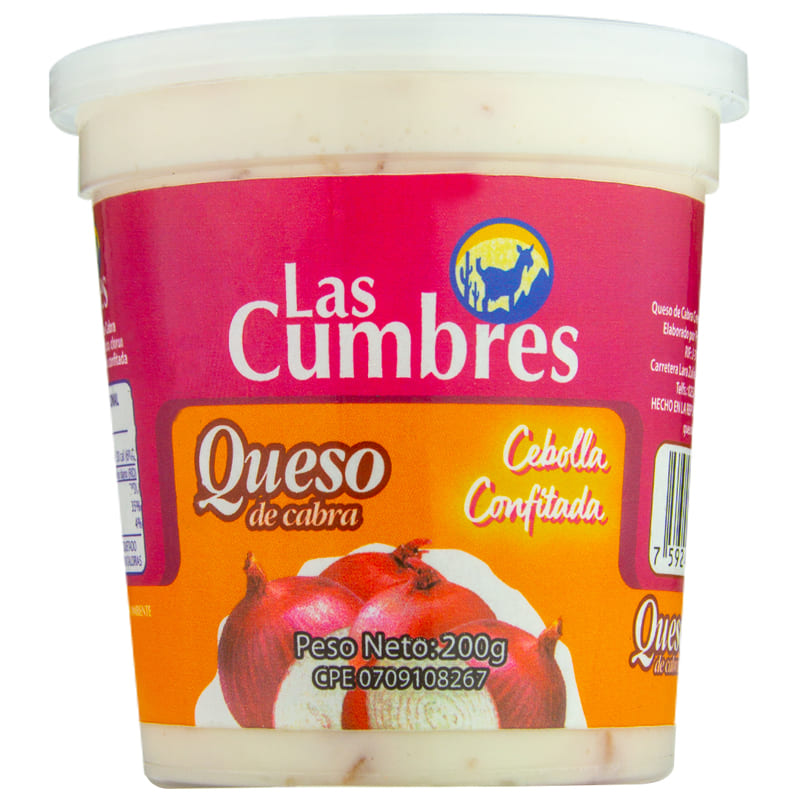 QUESO CABRA CEBOLLA LAS CUMBRES 200 GR 