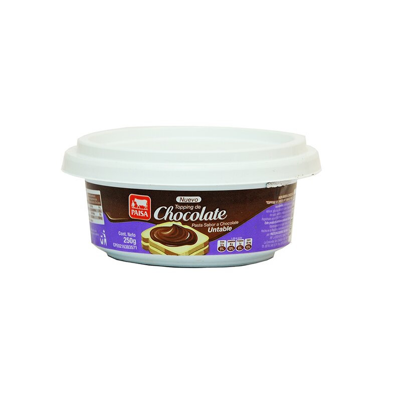 TOPPING PAISA DE CHOCOLATE 250 GR