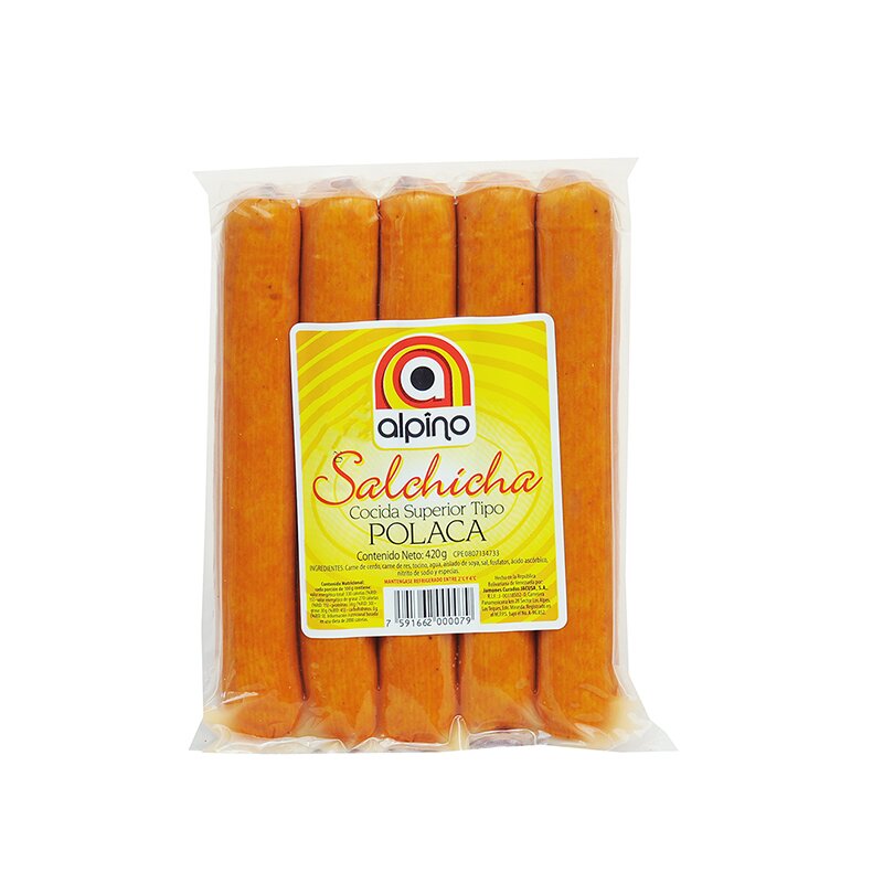SALCHICHA ALPINO POLACA 450 GR