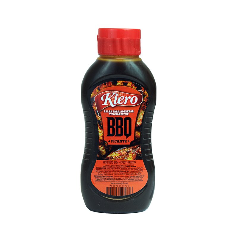 SALSA BBQ PICANTE KIERO 340GR
