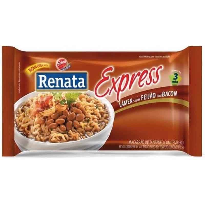 FIDEO EXPRESS RENATA FRIJOLES Y TOCINETA 85GR