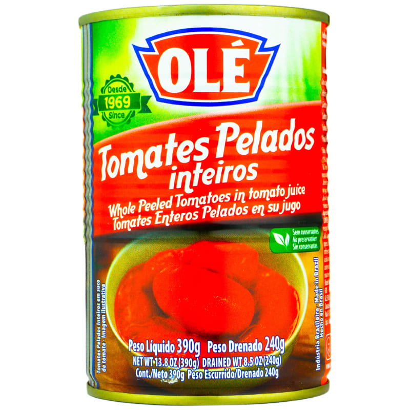 TOMATES PELADOS ENTEROS OLE 240 GR