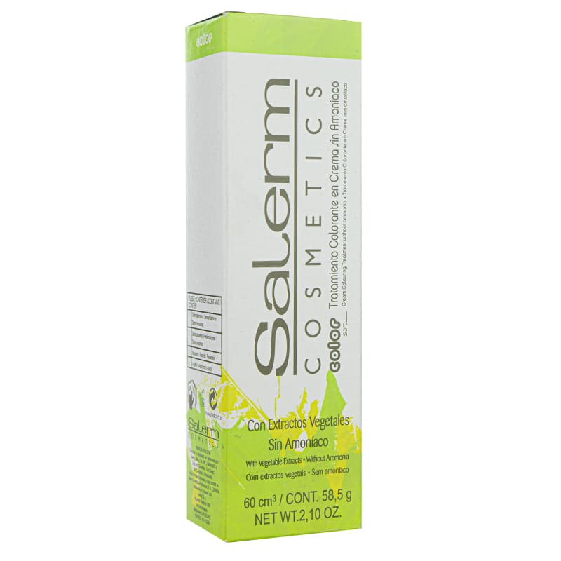 Tinte Para El Cabello Salerm Negro Azulado N° 1.88