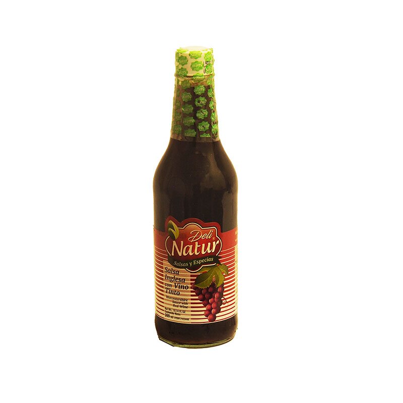SALSA INGLESA DELI NATUR CON VINO TINTO 300 CC