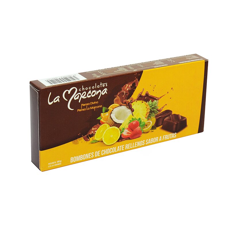BOMBONES RELLENO FRUTAS MARCONA