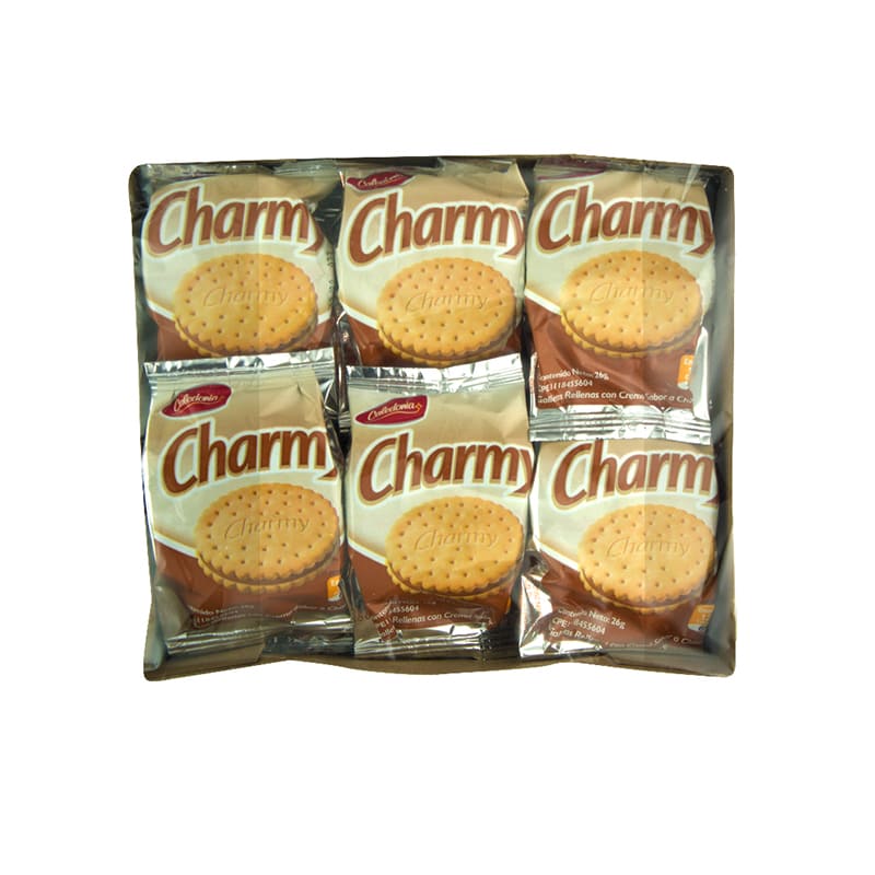 GALLETAS DE CHOCOLATE CHARMY 26 GR