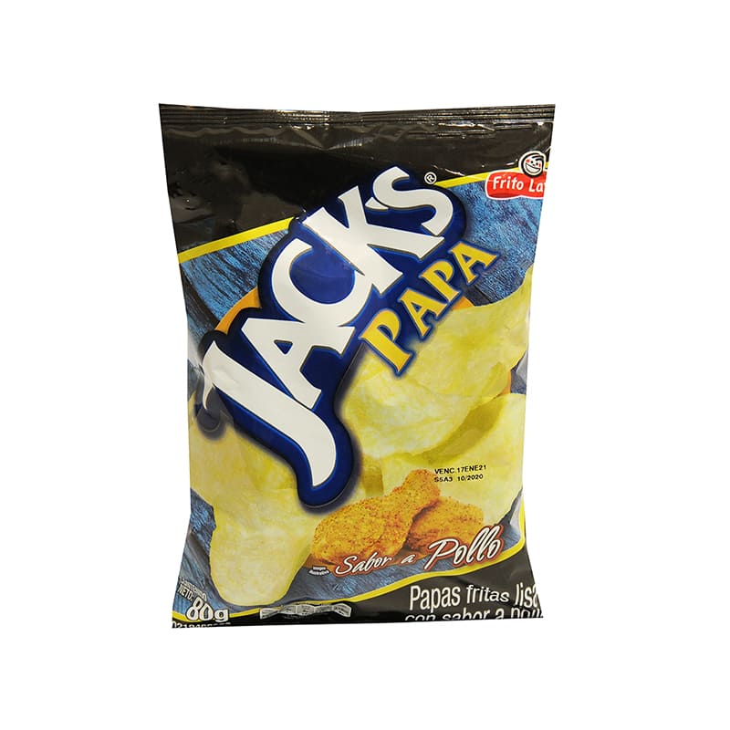 PAPAS JACKS POLLO 80GR