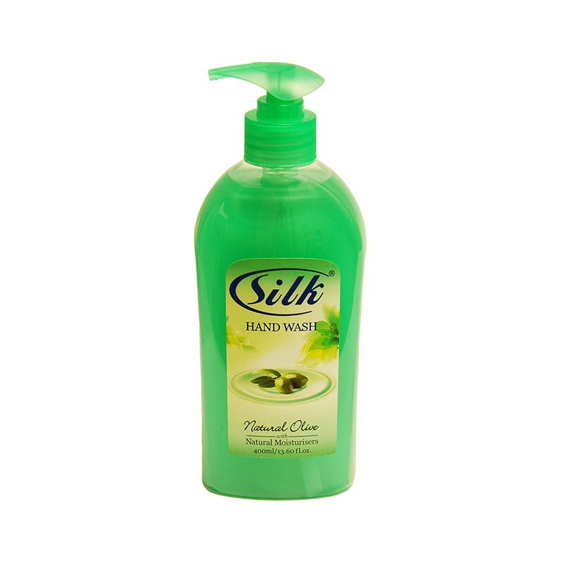JABÓN LIQUIDO SILK PARA MANOS NATURAL OLIVE 400 ML