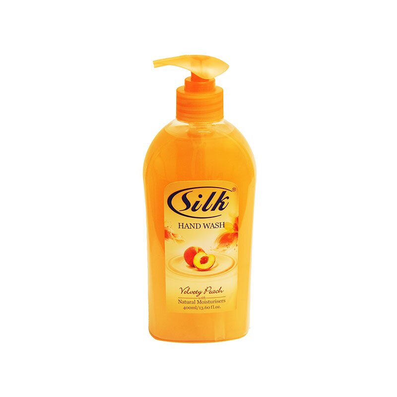 JABON LIQUIDO SILK PARA MANOS VELVETY PEACH 400 ML