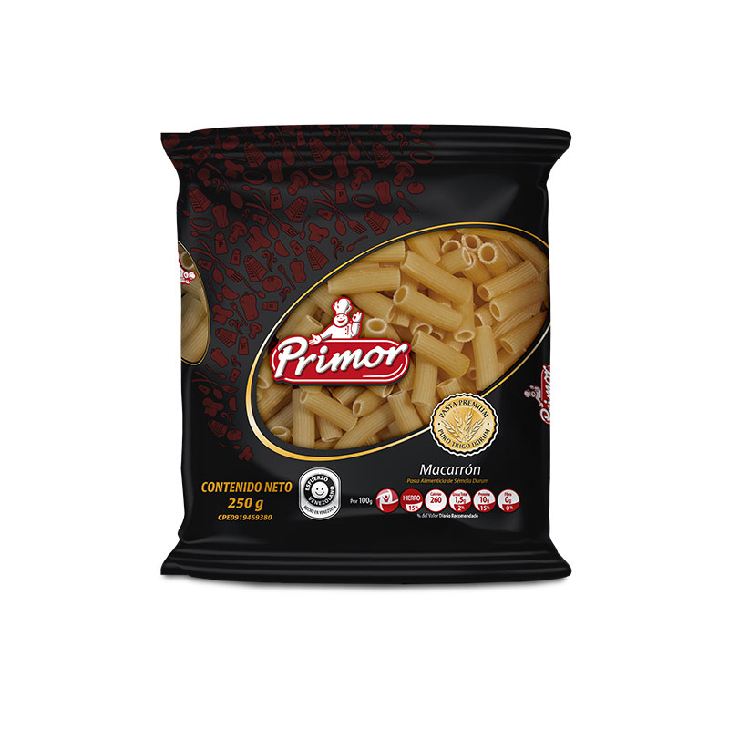 PASTA MACARRON PRIMOR 250GR
