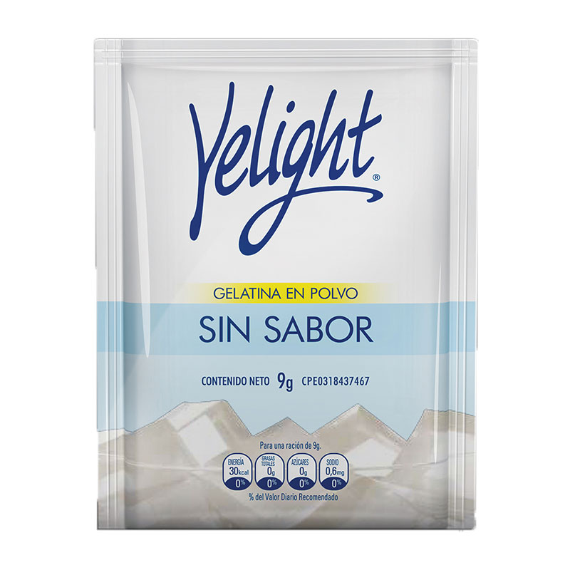 GELATINA YELIGHT SIN SABOR 9GR