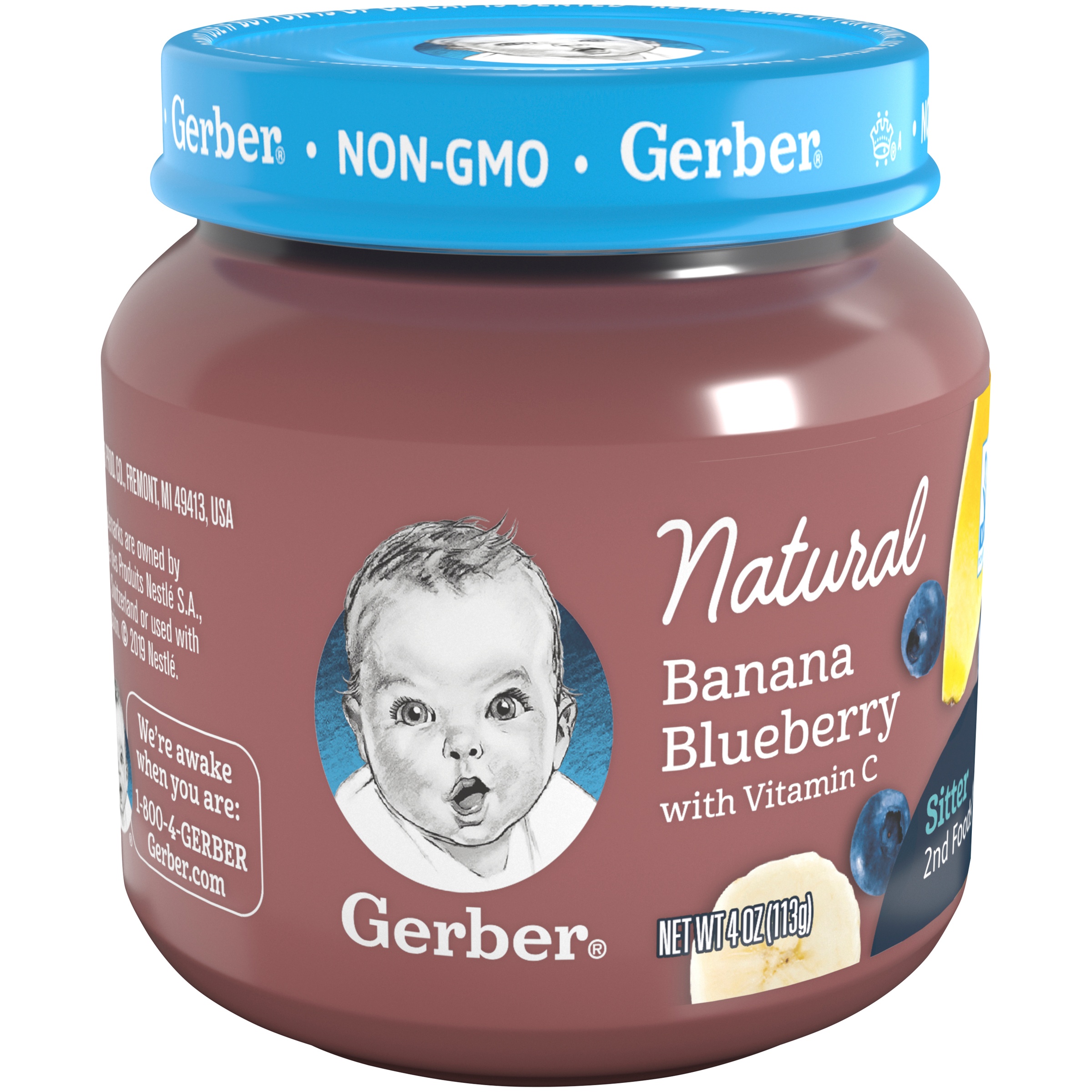 GERBER BANANA BLUEBERRY 99GR