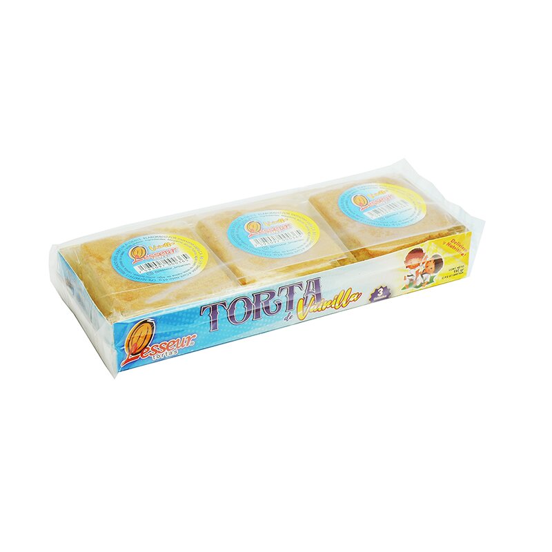TORTA LESSEUR 3 UNIDADES