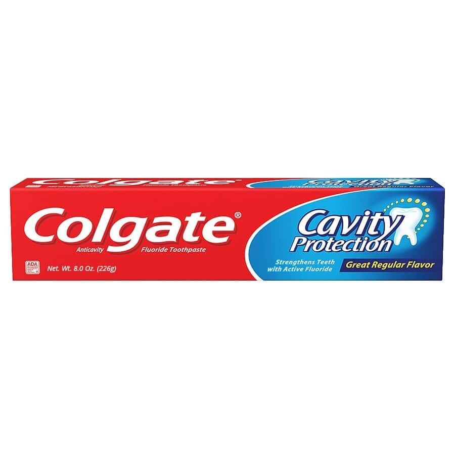 PASTA DENTAL COLGATE PROTECCIÓN ANTICARIES CON FLUORURO 6 OZ