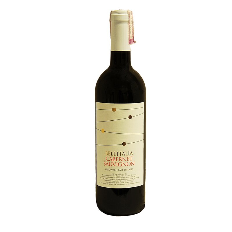 VINO TINTO BELL´ ITALIA CABERNET SAUVIGNON 0.75L