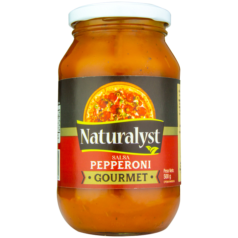 SALSA NATURALYST DE PEPPERONI 500 GR