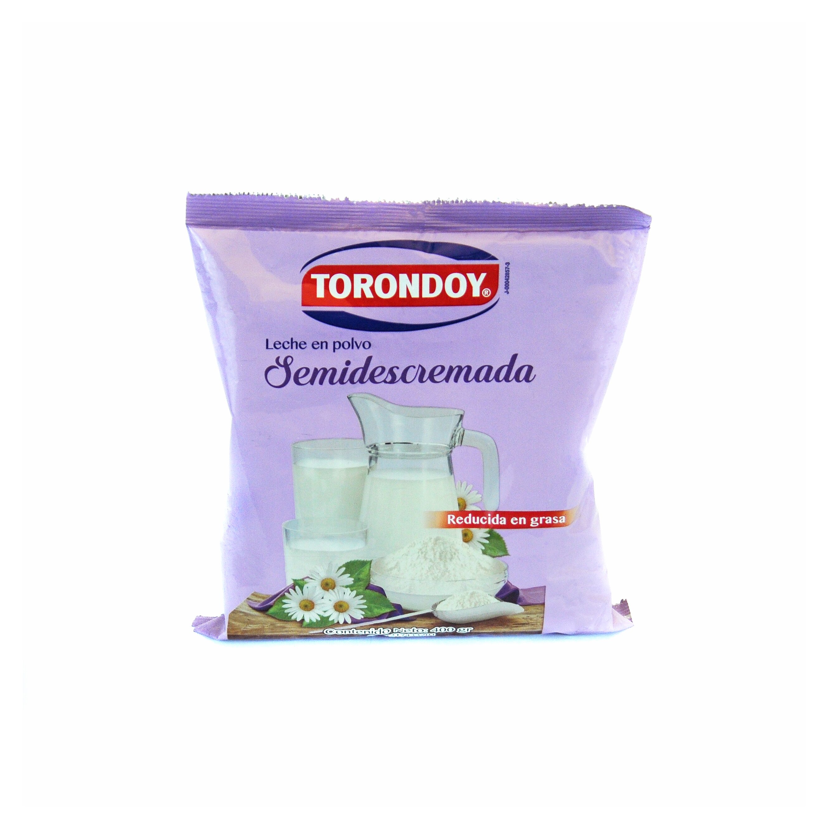 LECHE TORONDOY SEMIDESCREMADA BOLSA 400 GR