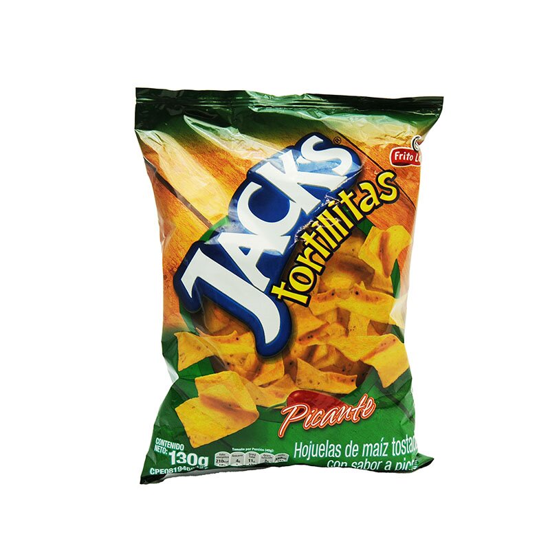 JACKS TORTILLITAS PICANTE 130 GR