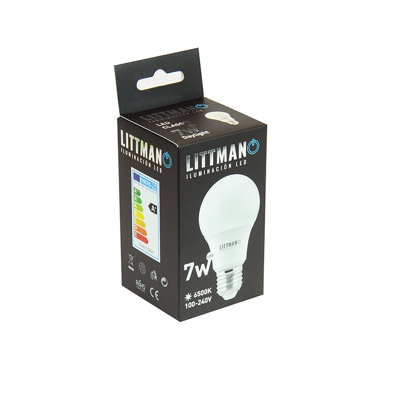 LITTMAN BOMBILLO 7W 6500K 100-240V LED