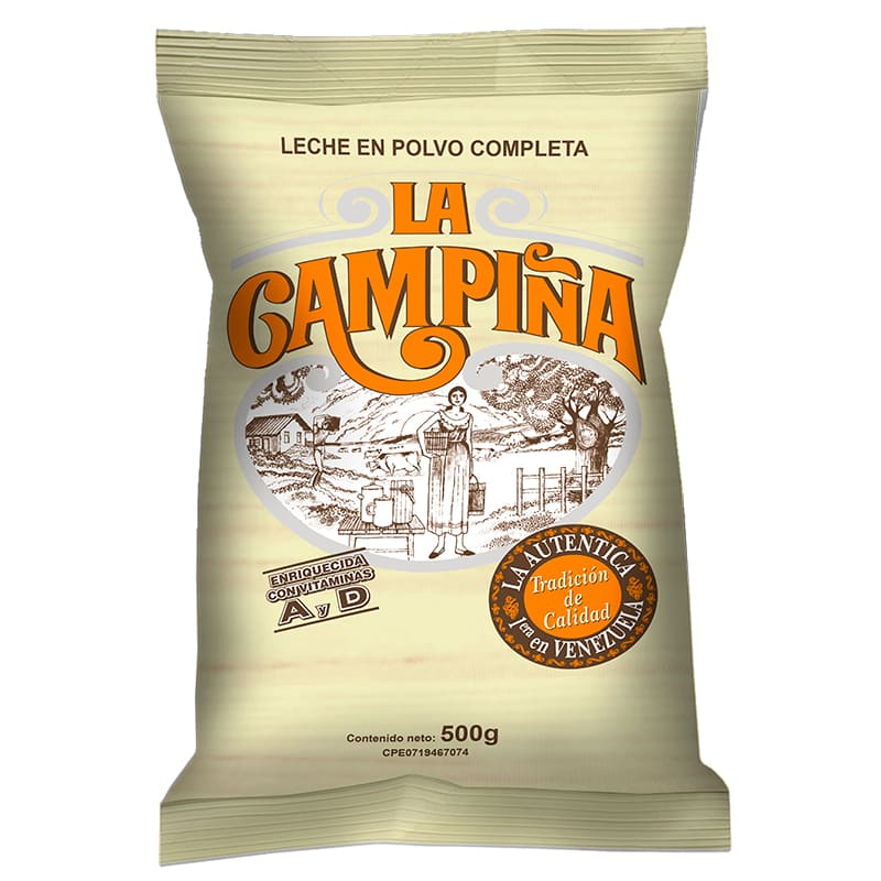 LECHE EN POLVO BOLSA LA CAMPIÑA 400 GR