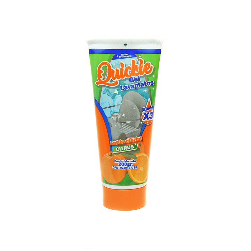 GEL LAVAPLATOS QUICKIE CITRUS 200 GR