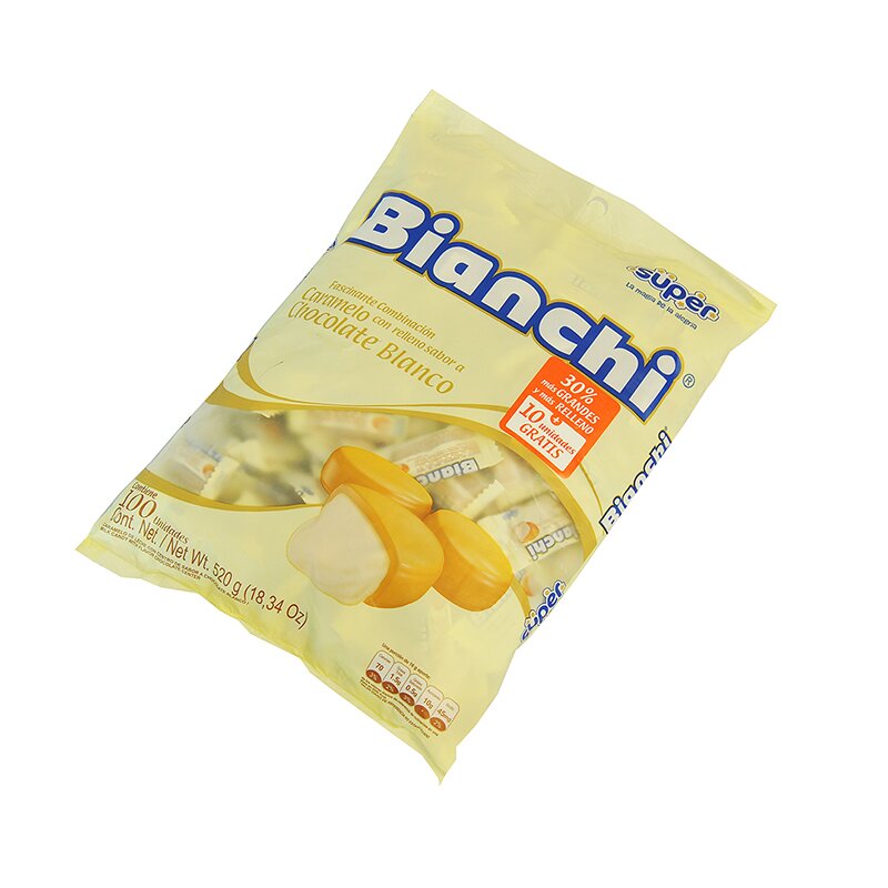 CARAMELO BIANCHI CHOCOLATE BLANCO 520 GR