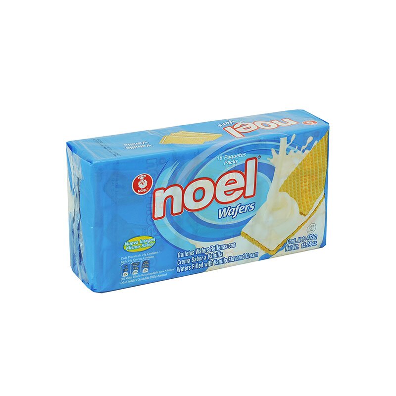 GALLETA WAFER NOEL VAINILLA 432GR