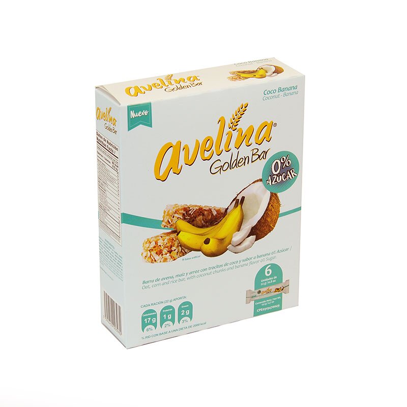 BARRA DE AVENA AVELINA COCO BANANA 6X22 GR