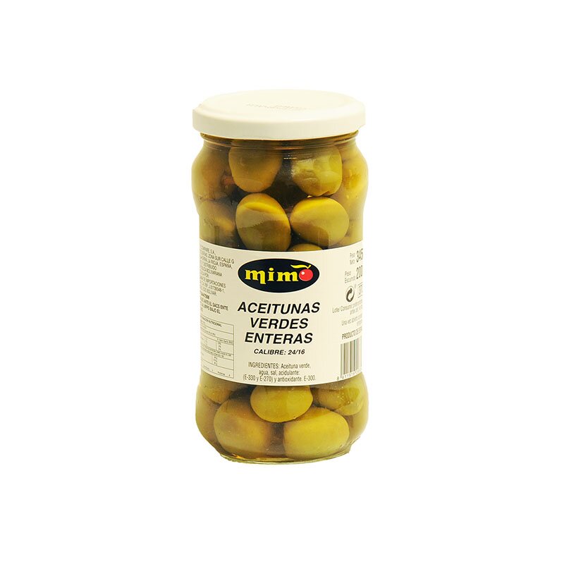 ACEITUNAS VERDES MIMO CON HUESO 340 GR