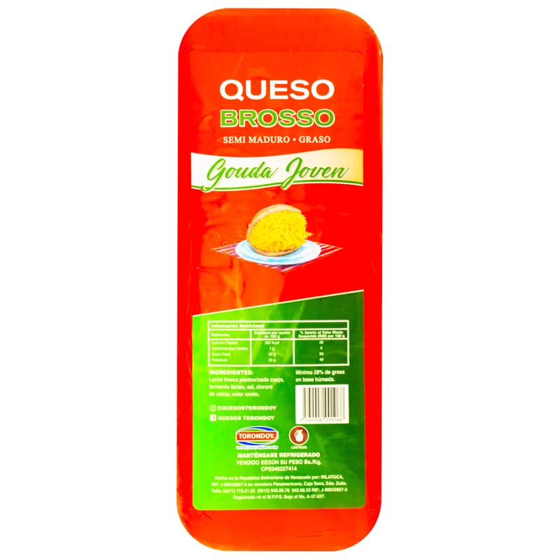 QUESO TORONDOY GOUDA BROSSO KG