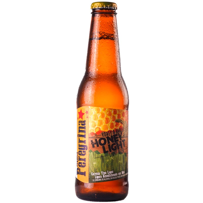 CERVEZA PEREGRINA HONEY LIGHT 330ML
