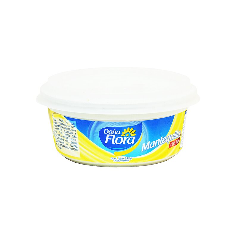 MANTEQUILLA DOÑA FLORA 250 GR