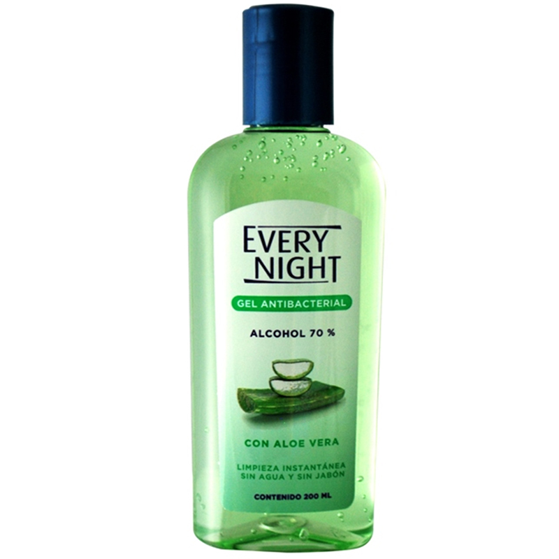 GEL ANTIBACTERIAL EVERY NIGHT CON ALOE VERA 200 ML
