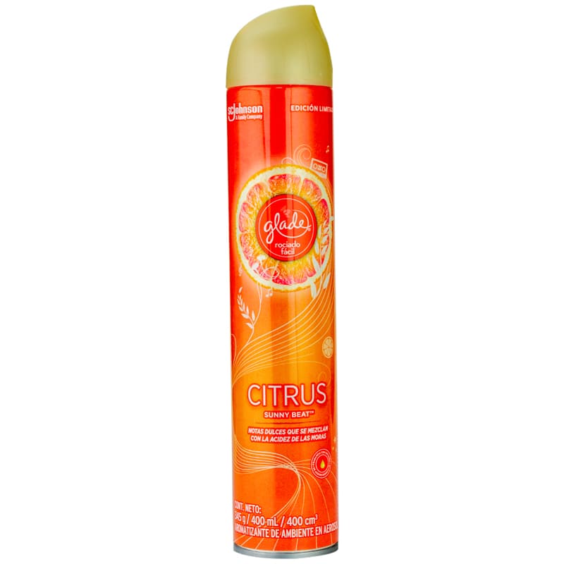 AEROSOL GLADE CITRUS SUNNY BEAT 400 ML
