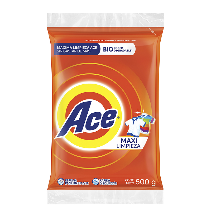 DETERGENTE ACE REGULAR 500 GR