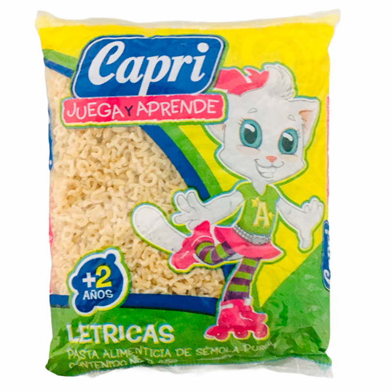 CAPRI JUEGA Y APRENDE LETRICAS  250GR