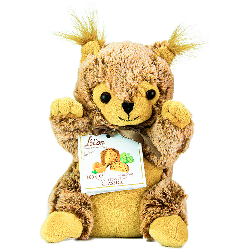 PELUCHE CON MINI PANETTONE LOISON 100GR