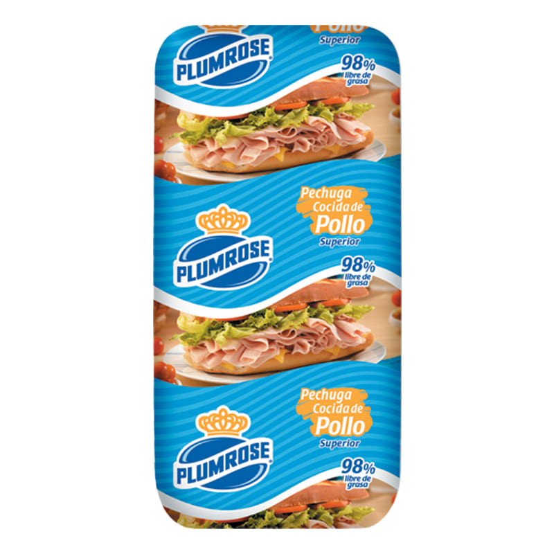 PECHUGA DE POLLO PLUMROSE 250 GR